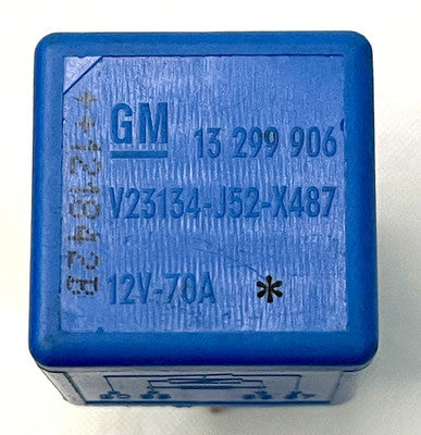 13299906 Vauxhall Tyco Electronics Radiator Fan Blue Relay V23134-J52-X487 70A