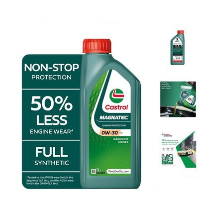 Castrol MAGNATEC 0W-30 C2 Full Synthetic Engine Oil, 1L