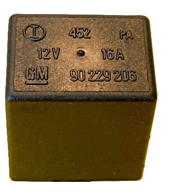 Vauxhall Opel (1990-2005) 4-Pin Black Relay Multi-Use GM 90229206 452 16A PA