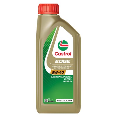 Castrol EDGE Titanium 5W-40 5W40 Fully Synthetic Engine Oil - 1 Litre 1L