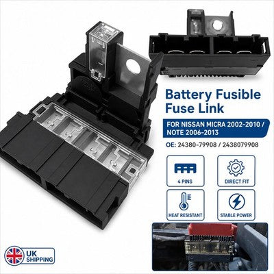 Battery Fusible Link Terminal Connector 24380-79908 For Nissan Micra 2002-2010