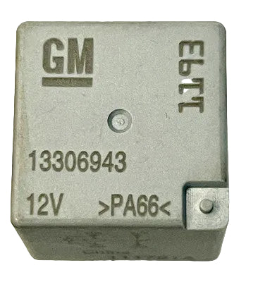 GM 13306943 Vauxhall/Opel Chevrolet (2008-2016) 4-Pin Grey Relay 12V/ PA66 1193