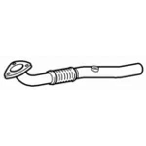 Front Exhaust Pipe With Flexi Section for Vauxhall Adam ecoFLEX 1.2 2012-2019