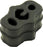 For Mazda MX5  Models 1.8 & 2.0 Rear Back Box Exhaust Rubber Mount