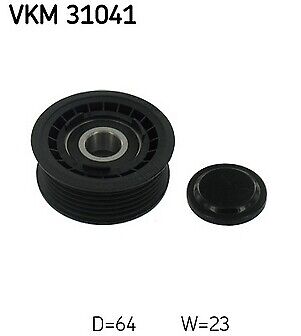 SKF Idler Pulley for Mercedes Benz CLK320 M112.955 3.2 April 2002 to August 2005