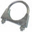 For Mini F54 F57 F60 2.0 Mid Section Exhaust U Clamp Heavy Duty Clamp 70mm