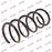 Pair of Rear Coil Springs for Fiat 500 Abarth 1.4 Litre May 2008 to Present