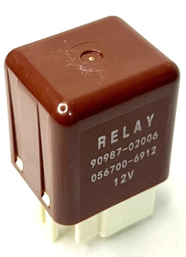 Toyota RAV4 (1996-01) New Denso 4-Pin Brown Fog Headlights Relay 90987-02006