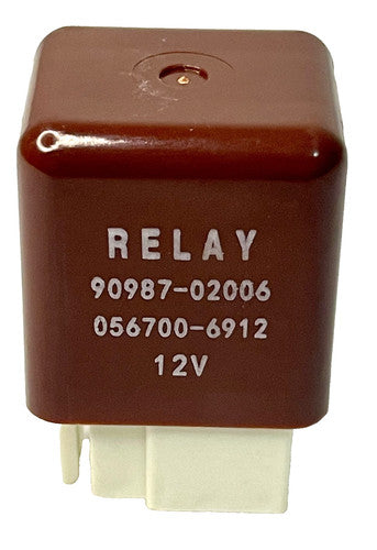 Toyota RAV4 (1996-01) New Denso 4-Pin Brown Fog Headlights Relay 90987-02006