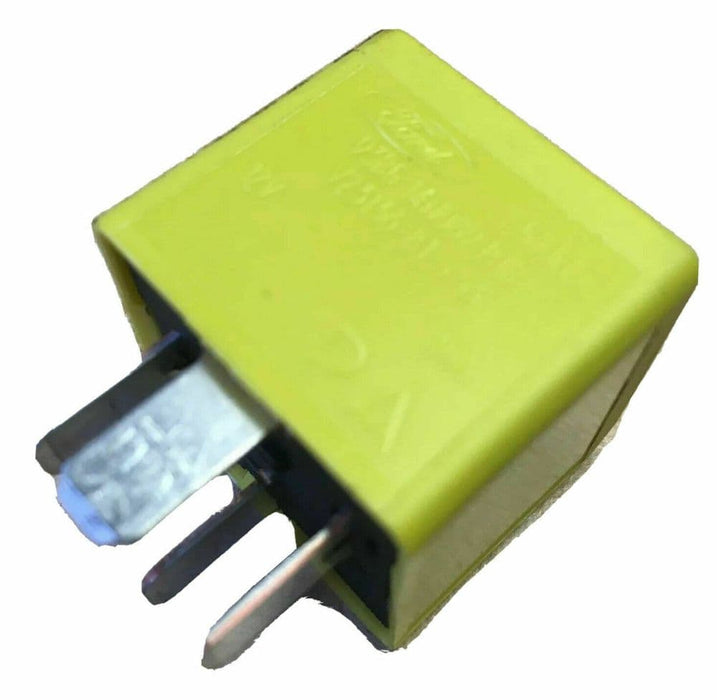 V23136-B1-X33 Genuine Ford 40A (1990-2006) Yellow Relay 4-Pin 93BG-14N089-B1B